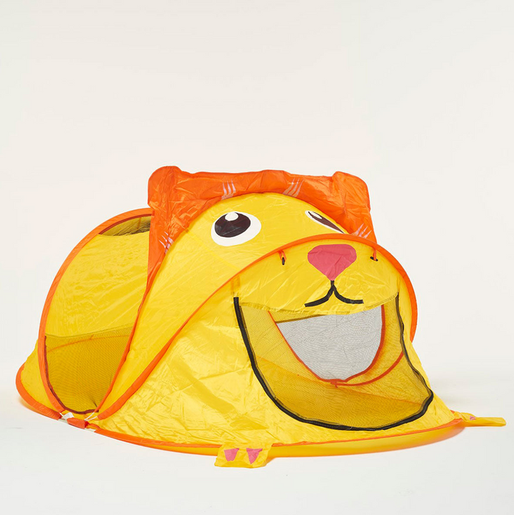 Lion Yellow Pop-Up Circus Tent - Perfect for Young Adventurers