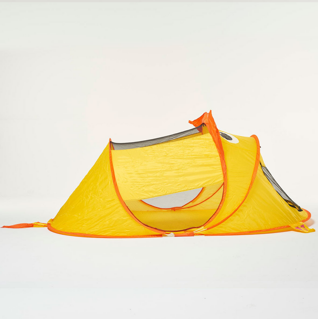 Lion Yellow Pop-Up Circus Tent - Perfect for Young Adventurers