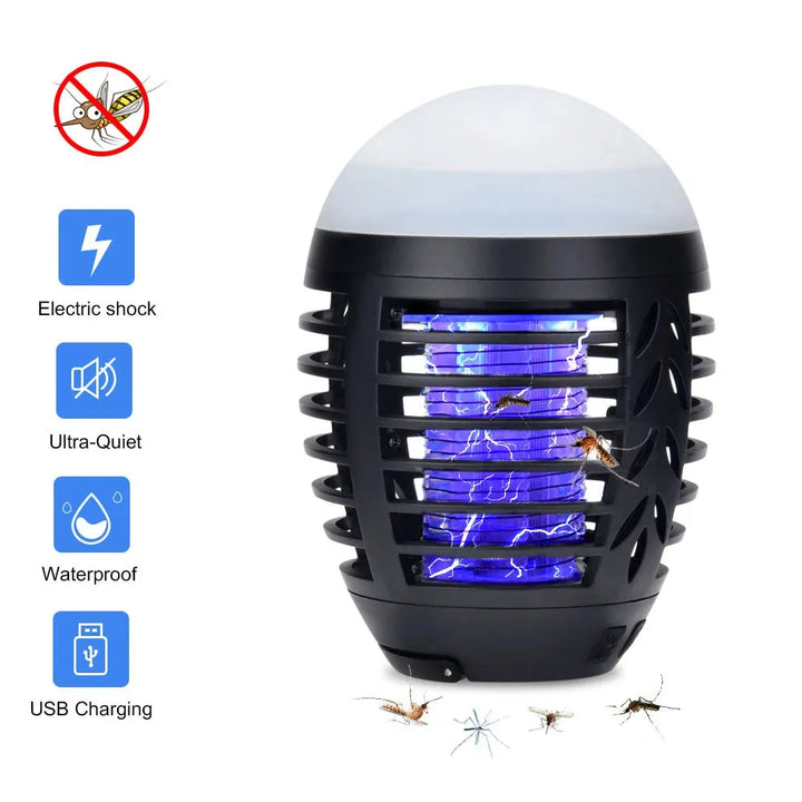 Vibe Geeks Round Egg-shaped Electric Shock-Type Mosquito Repellent Lamp-4