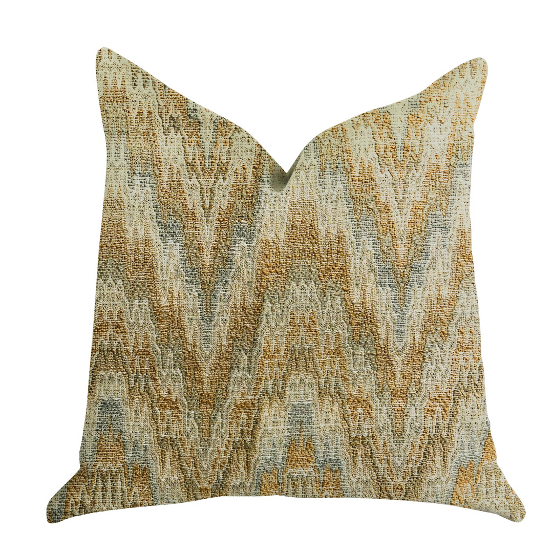 Designer Ripple Luxury Throw Pillow: Striking Accent for Your Couch