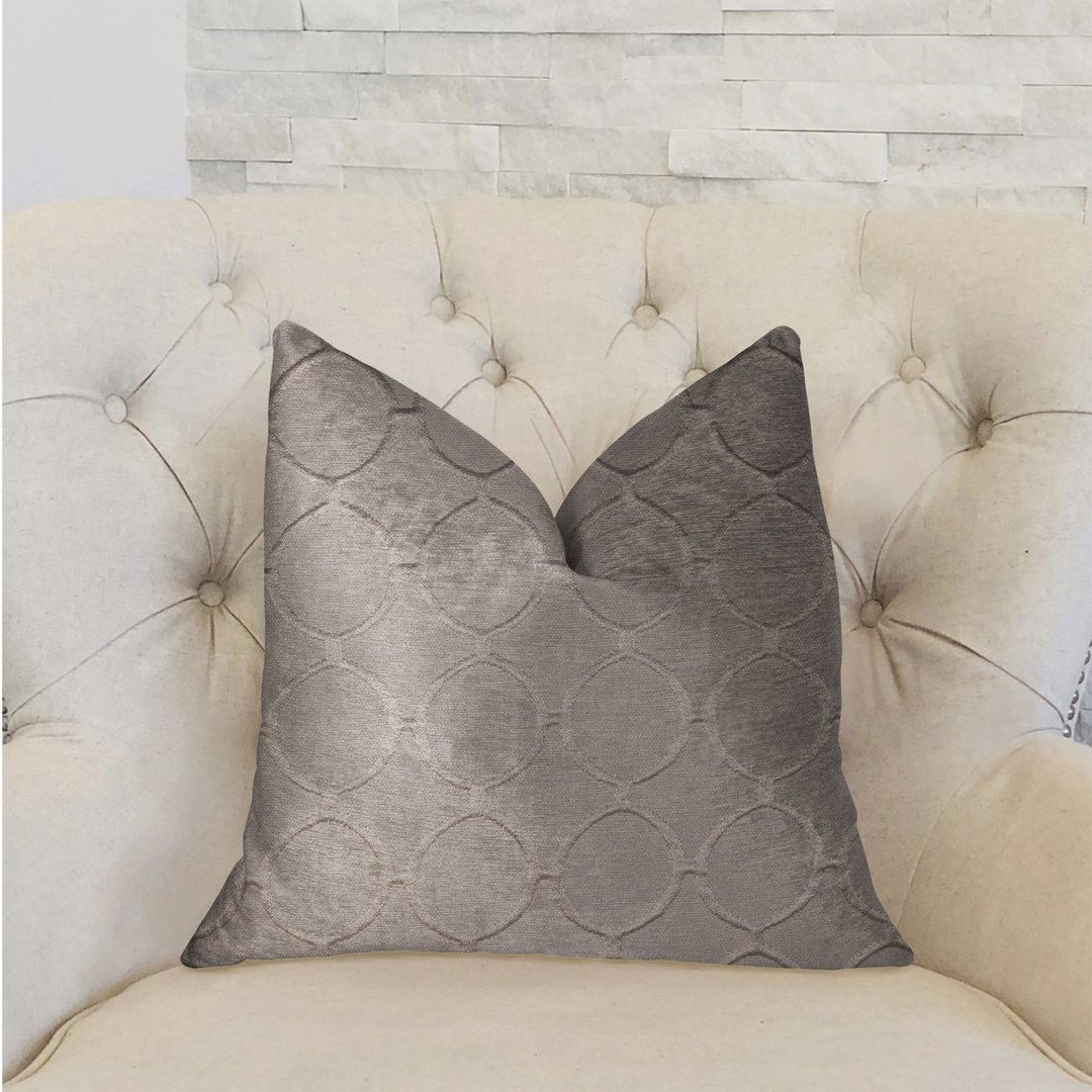 Moonlight Beige Luxury Throw Pillow - Make a Bold Statement in Style