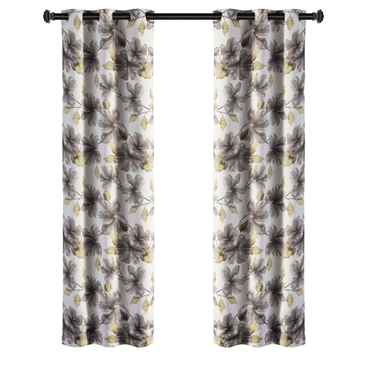 Margaret Joseph Floral Grommet Blackout Curtain Panels (Set of 2)