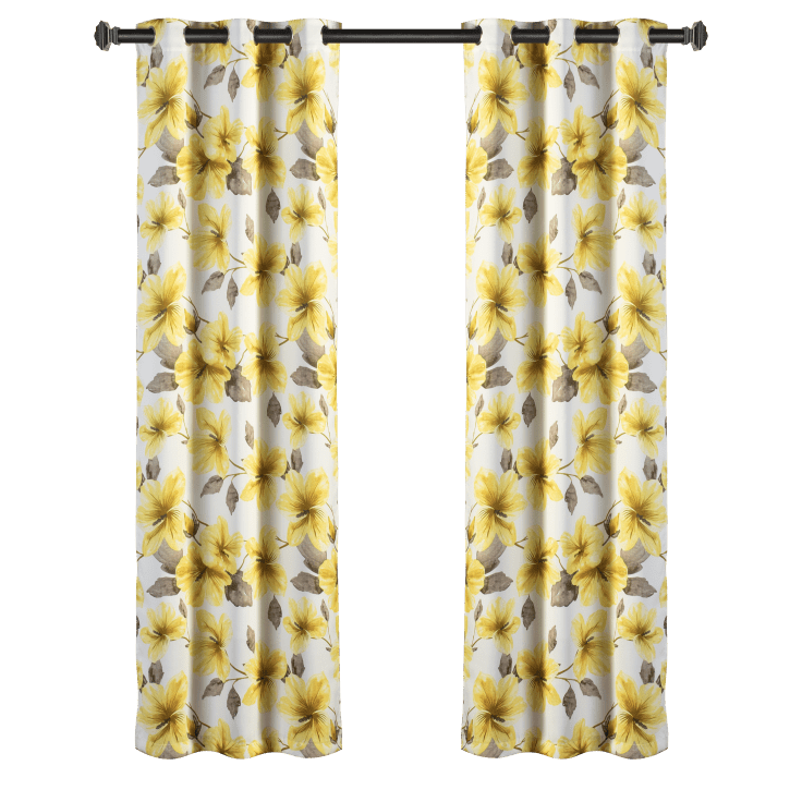 Margaret Joseph Floral Grommet Blackout Curtain Panels (Set of 2)