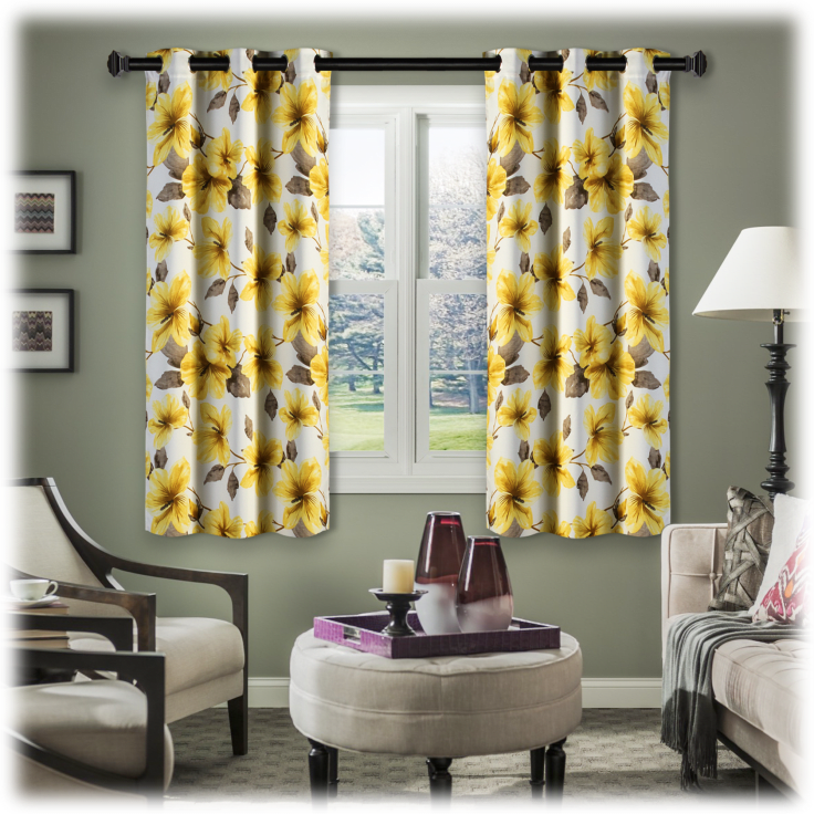 Margaret Joseph Floral Grommet Blackout Curtain Panels (Set of 2)