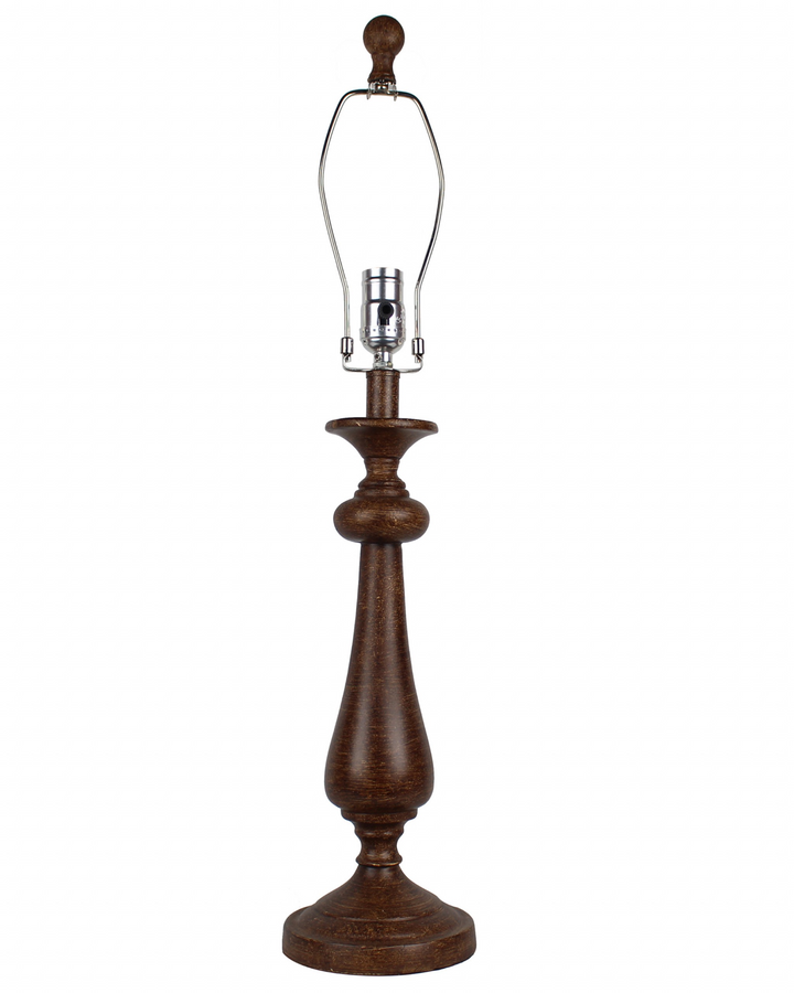 Elegant 27" Dark Brown Standard Table Lamp