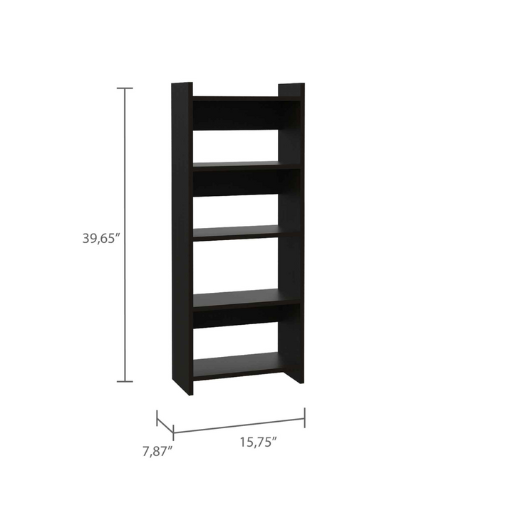 Mod Black Desk and Bookshelf Set - 42 Inch