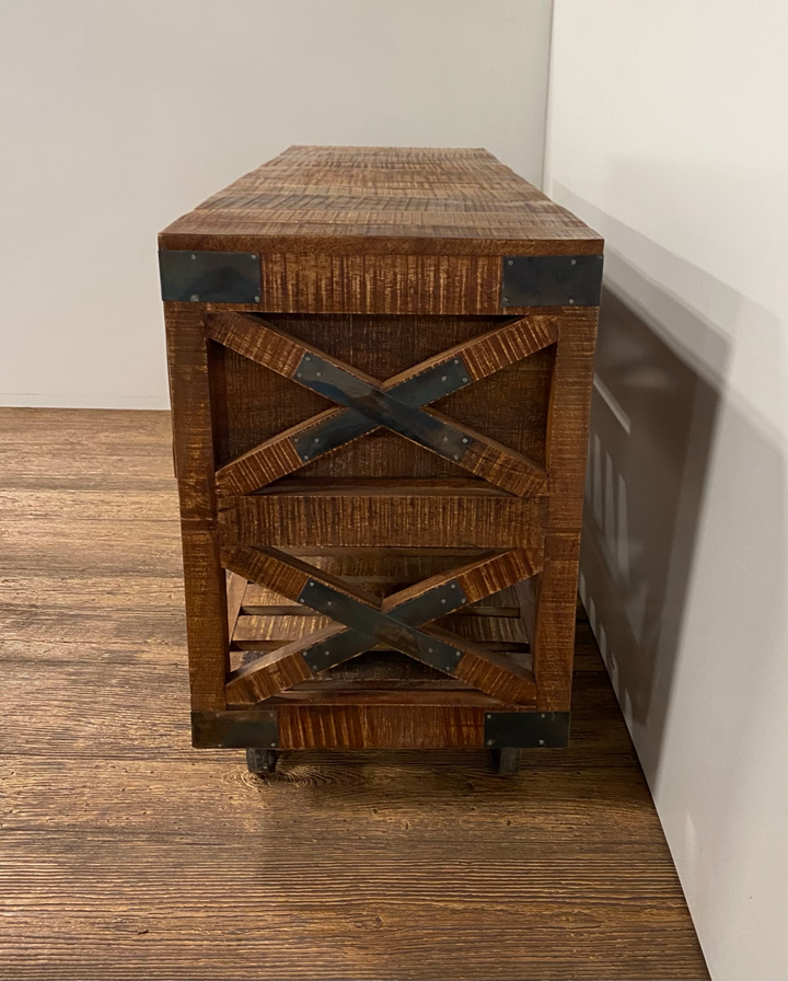 Modern Farmhouse Console Buffet Cabinet