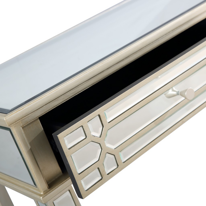 Regal Feel Console Table - Elegant Mirror Console with Unique Design