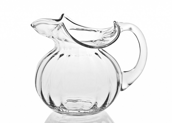 Mouth Blown Glass Pitcher – 42 Oz Elegant Drink Dispenser