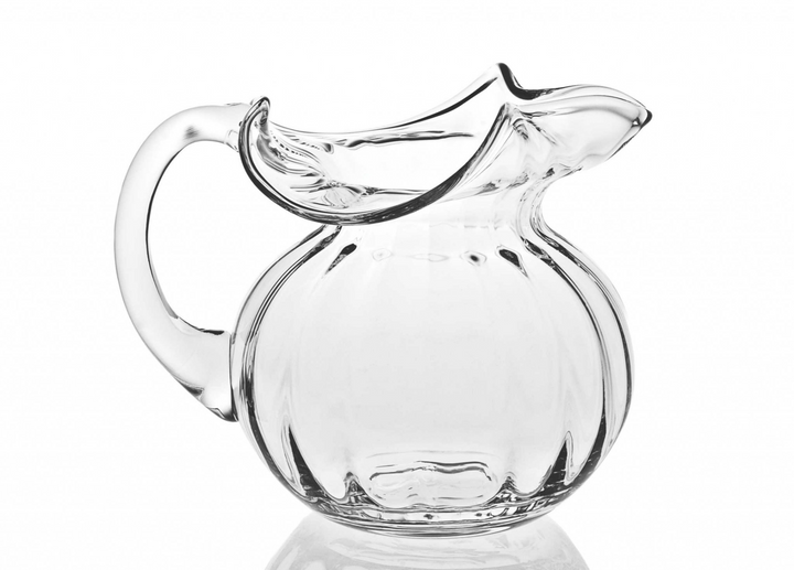 Mouth Blown Glass Pitcher – 42 Oz Elegant Drink Dispenser