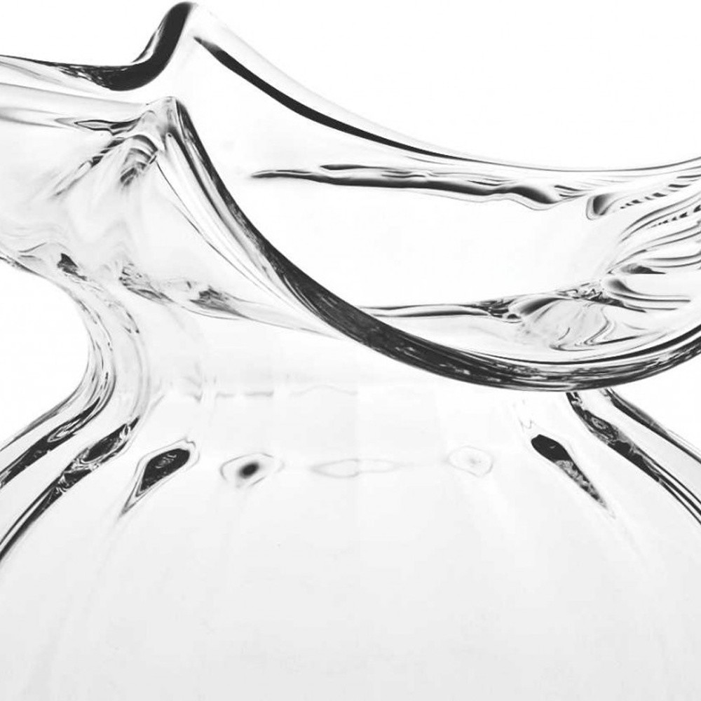 Mouth Blown Glass Pitcher – 42 Oz Elegant Drink Dispenser