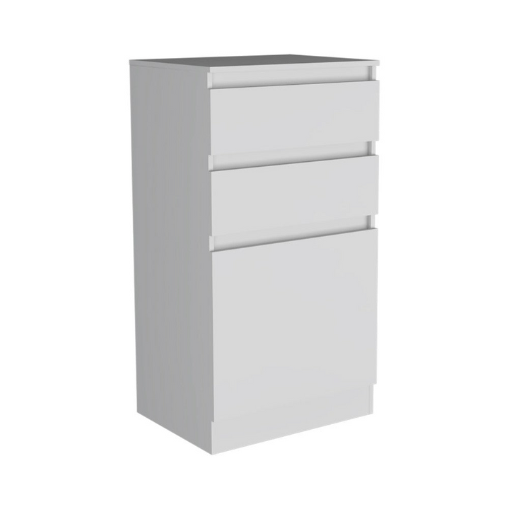 Dresser Asturias - Storage with Jewelry Box and Mirror in White Finish