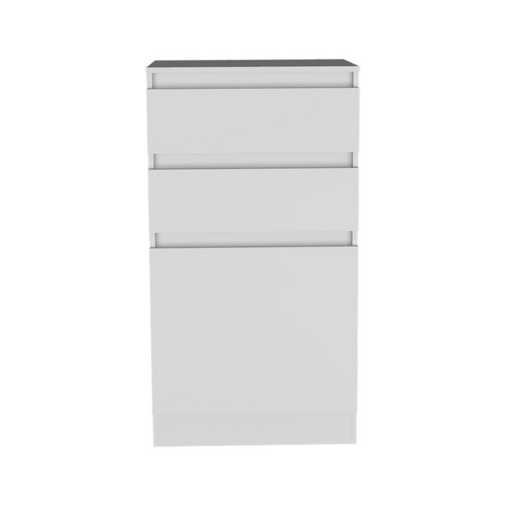 Dresser Asturias - Storage with Jewelry Box and Mirror in White Finish