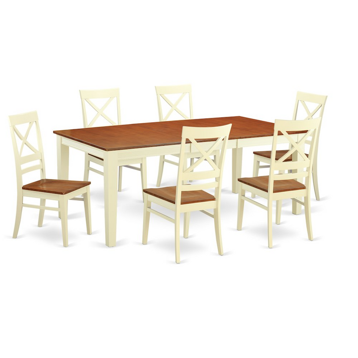 7  Pc  formal  Dining  room  set-Dining  Table  and  6  Dining  Chairs