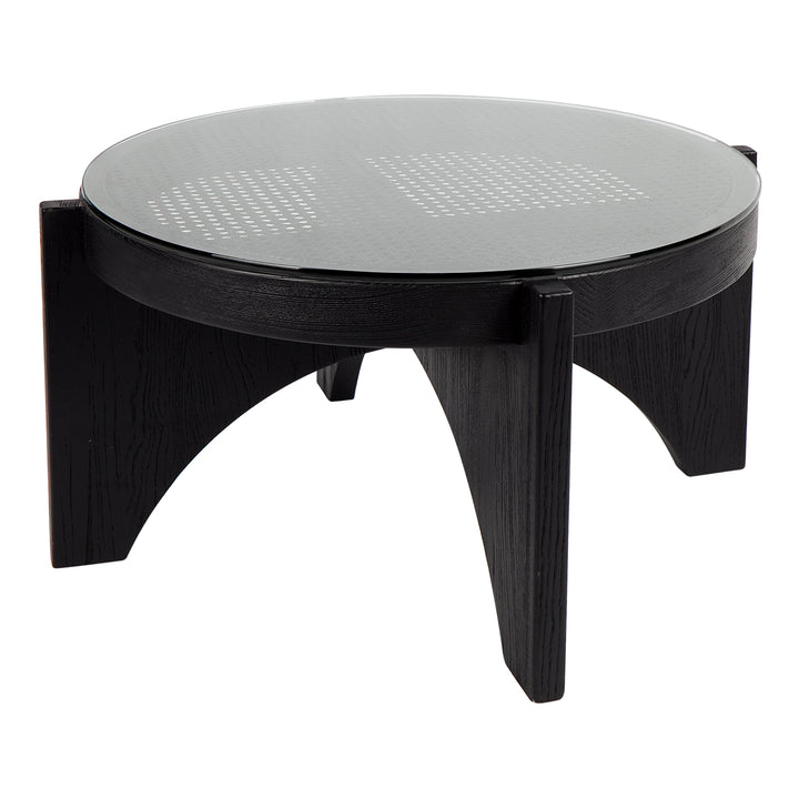 Oasis Rattan Coffee Table - Medium Black-1