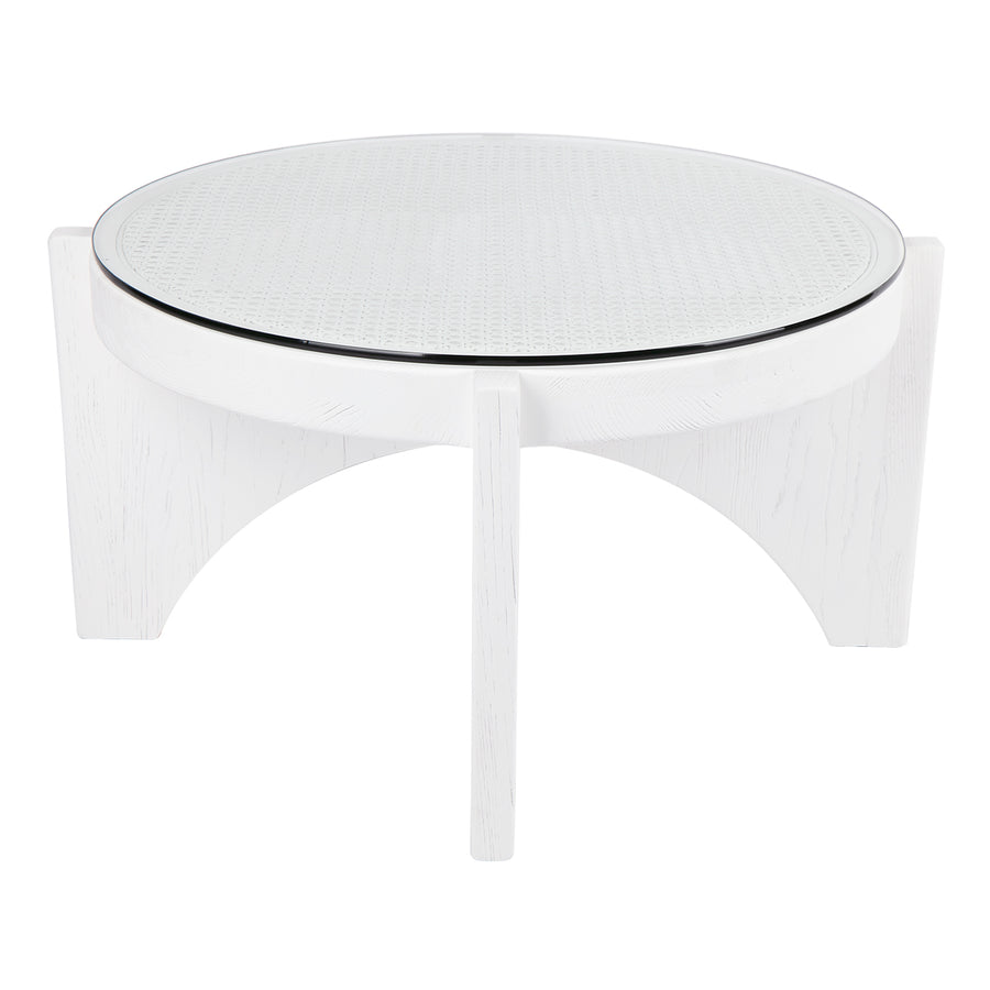 Oasis Rattan Coffee Table - Medium White-0