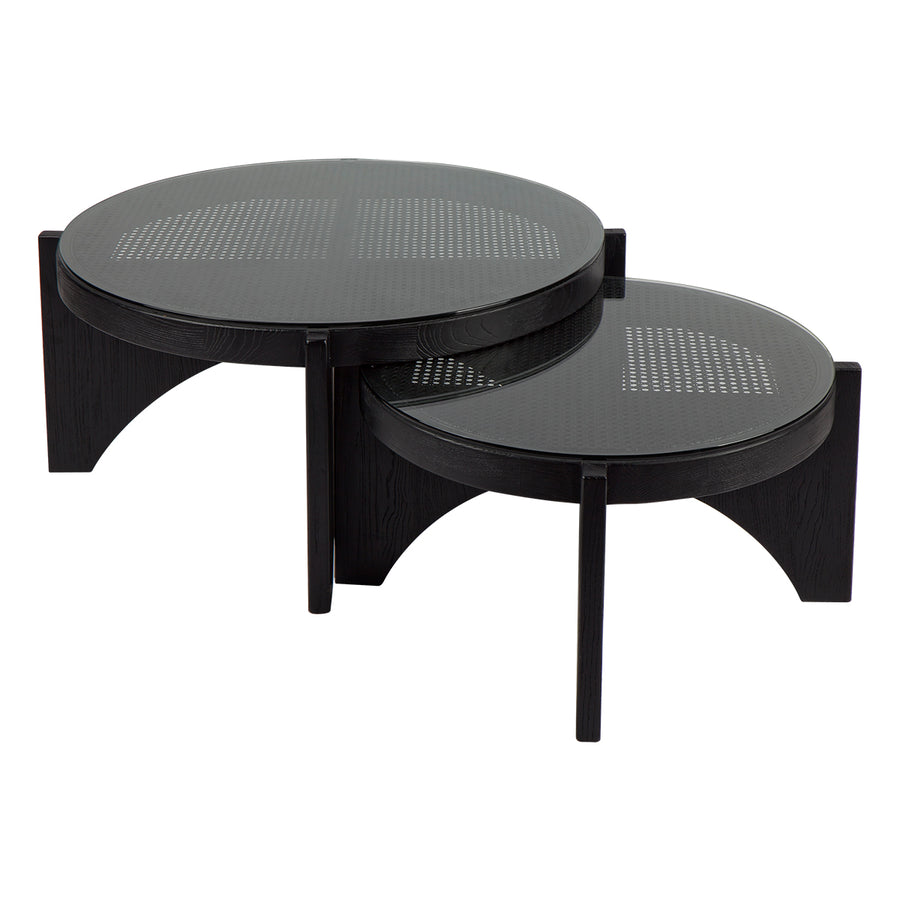 Oasis Rattan Coffee Table - Large Black-0