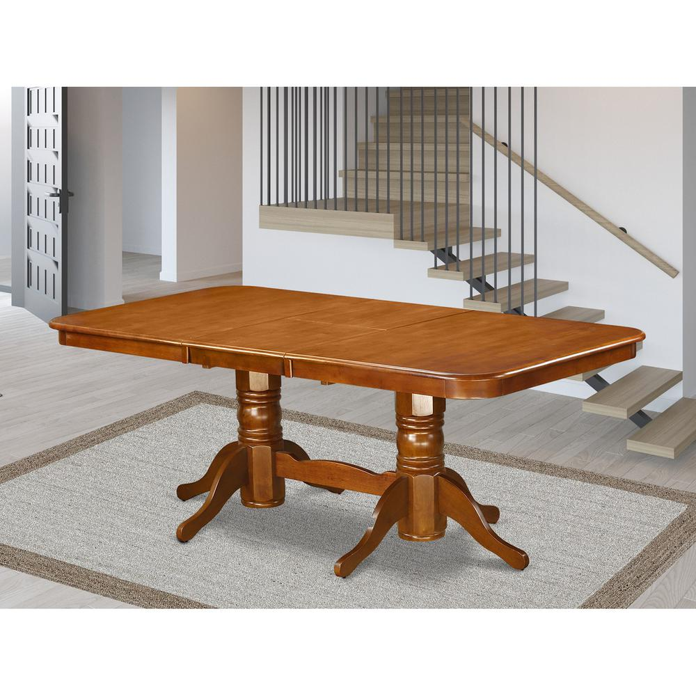 NAAV5-SBR-C 5 Pc Dining room set Dining Table and 4 Kitchen Dining Chairs