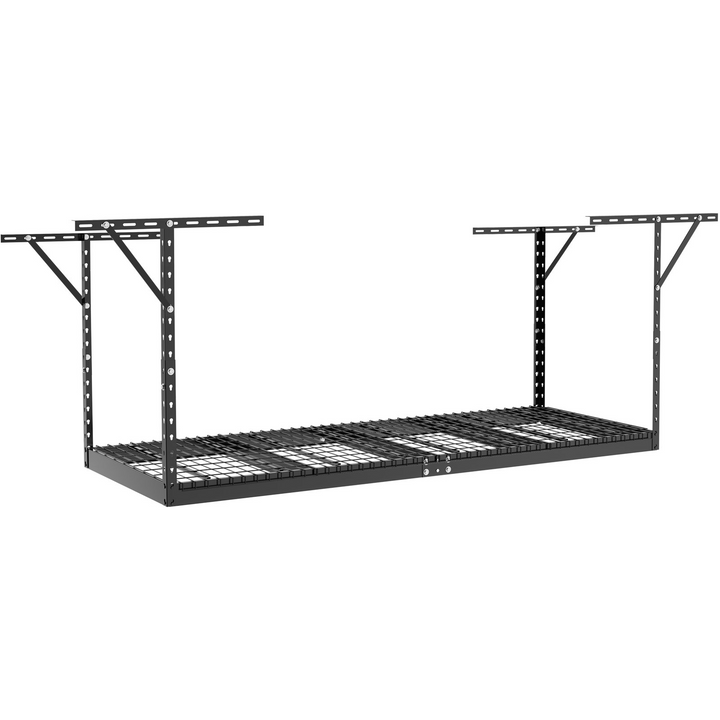 VEVOR Overhead Garage Storage Rack - 3x8 Heavy Duty Adjustable Ceiling Storage Racks (Black)