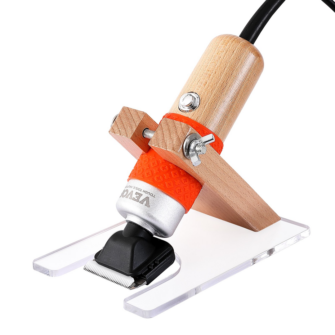 VEVOR Carpet Trimmer with Shearing Guide - Electric Speed Adjustable Rug Carver with 2 Blades