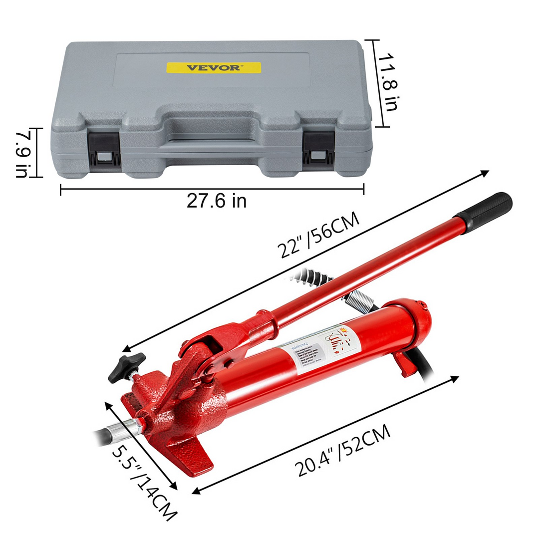 1.4M Porta Power Hydraulic Jack Repair Tool Kit Power Set Auto Tool 12 Ton