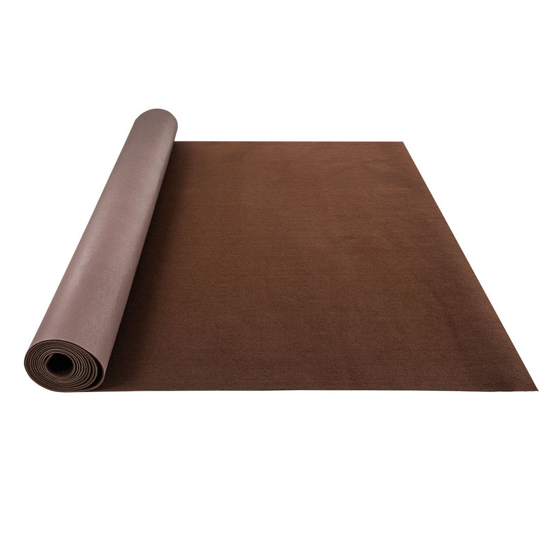 VEVOR Marine Grade Boat Carpet - Deep Brown 6 x 18 ft Waterproof Roll for Home, Patio, Porch, Deck