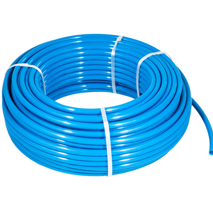VEVOR Pex Tubing, 1" Pex Pipe 300ft Flexible Pex Hose Non Oxygen Barrier Pex Tube Coil 80-160psi Pex Water Line Blue Pex Piping for Hot & Cold Water Plumbing Open Loop Radiant Floor Heating System