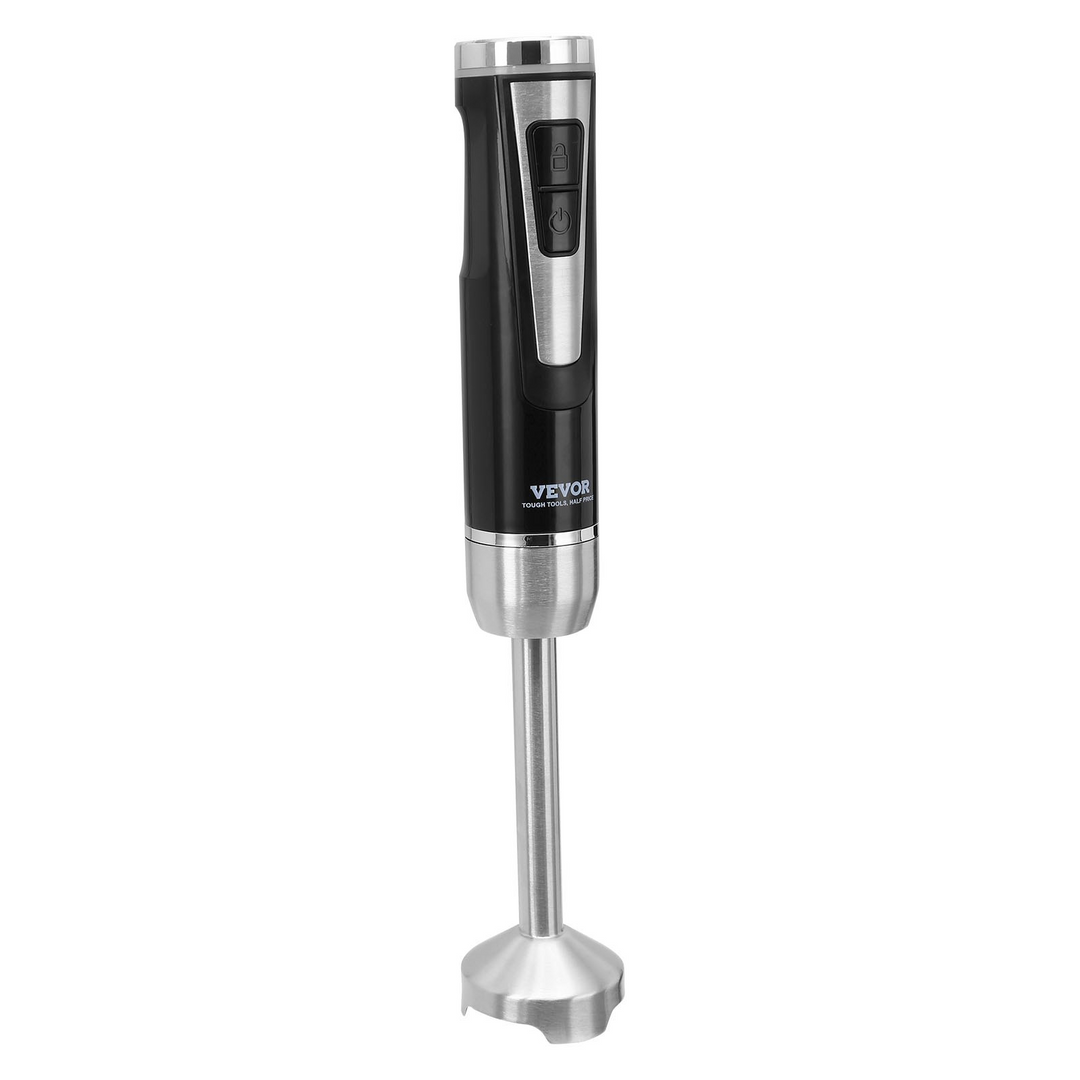 VEVOR Commercial Immersion Blender - 200 Watt 8-Speed Heavy Duty Hand Mixer, Stainless Steel Blade