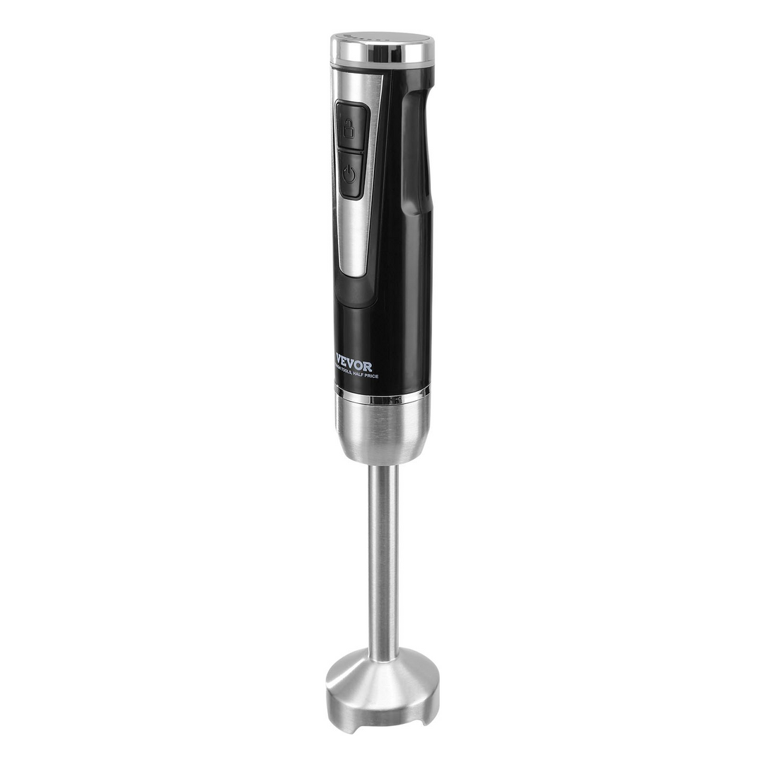 VEVOR Commercial Immersion Blender - 200 Watt 8-Speed Heavy Duty Hand Mixer, Stainless Steel Blade