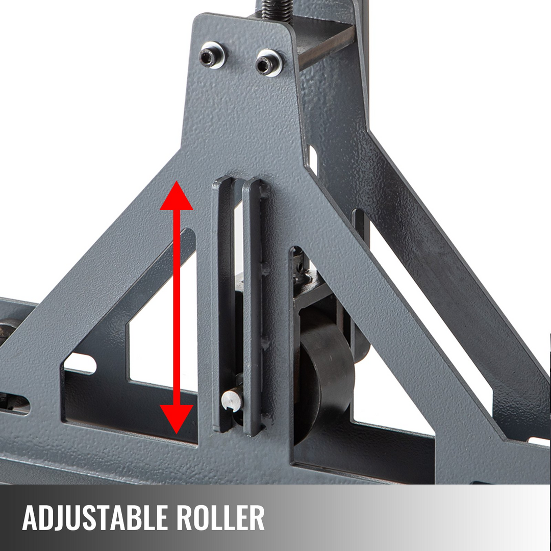 VEVOR 1-1/2" Tubing Rolling Bender Manual Square & Rectangular Tube Bender 14 Gauge Roller Tubing Roller Flat Bar Bender For Mild Steel Cooper & Aluminum