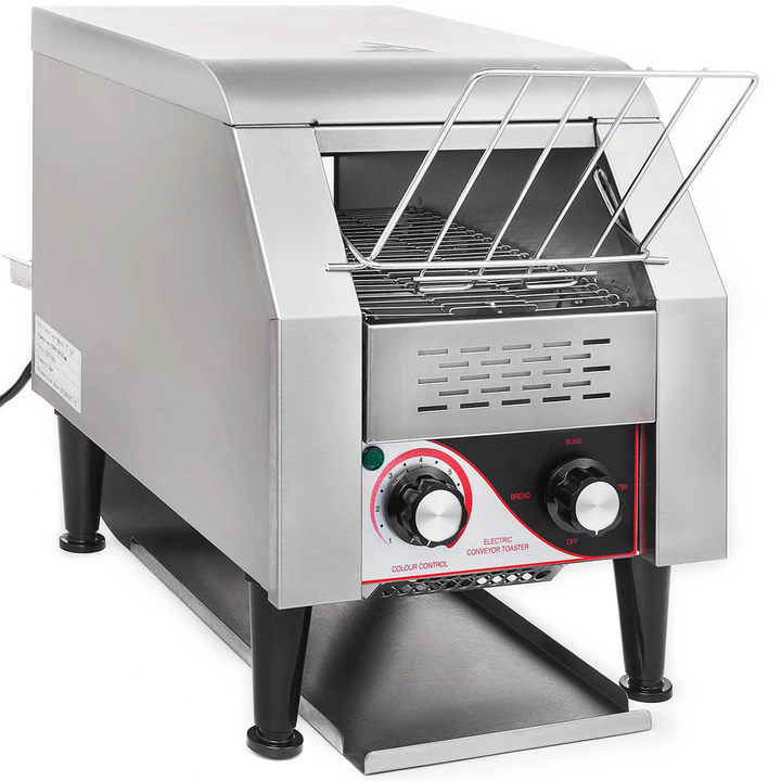 VEVOR Commercial Conveyor Toaster - 150 Slices/Hour, 1340W Stainless Steel