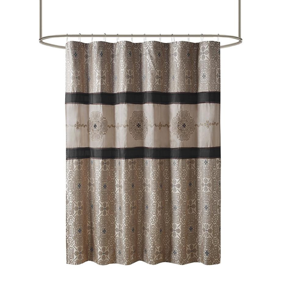 Embroidered Shower Curtain - Donovan Collection