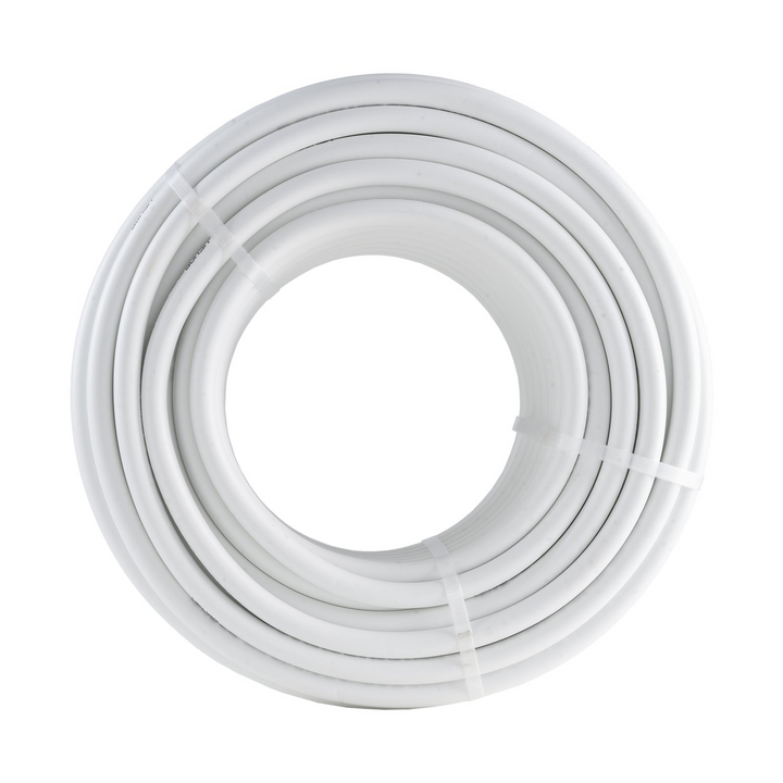 VEVOR PEX-AL-PEX Tube, 164 ft, 0.79" Diameter Aluminum-Plastic Composite Pipe, Oxygen Barrier Radiant Floor PEX Pipe for Radiant Heat Floor Plumbing, 0.08" Thickness, White