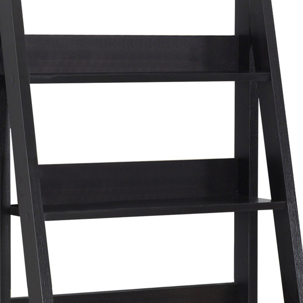 19" Espresso Rectangular Ladder Desk