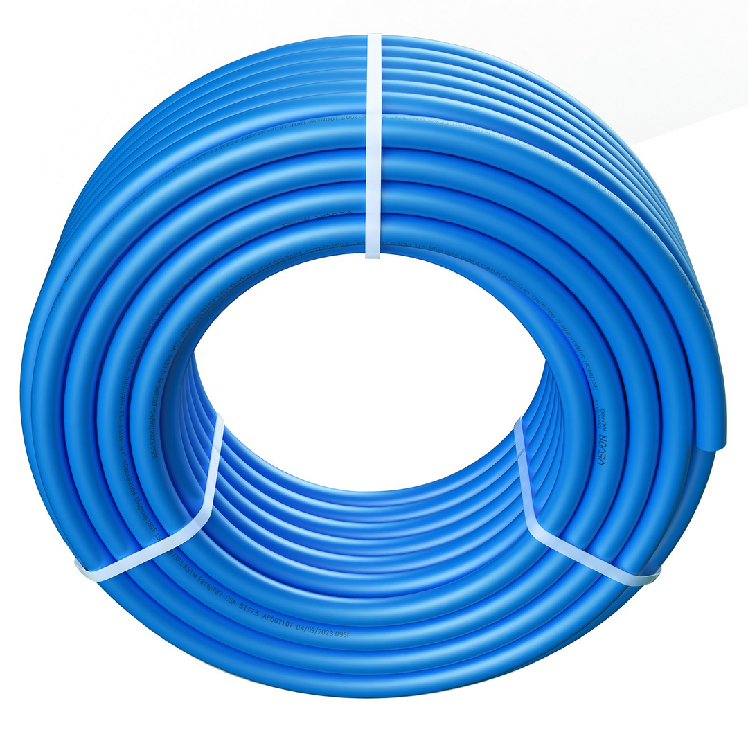 VEVOR PEX Pipe 3/4 Inch, 100 Feet Length PEX-A Flexible Pipe Tubing for Potable Water, Hot/Cold Water Plumbing Applications with Free Cutter, Blue