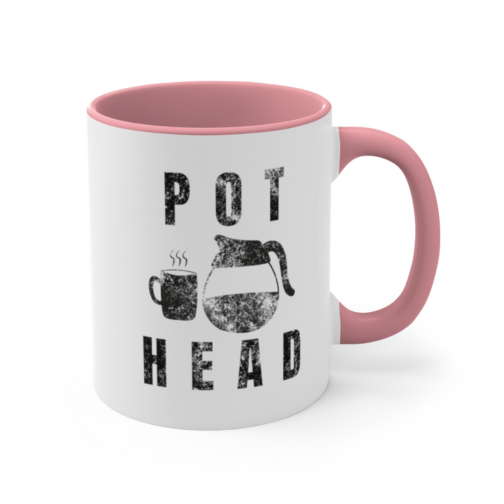 Pot Head Mug Funny Coffee Accent Coffee Mug, 11oz