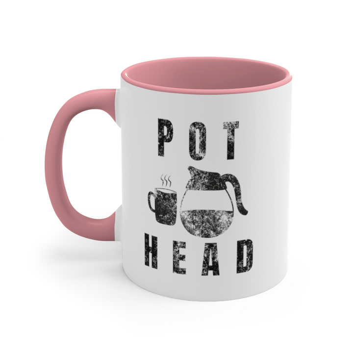 Pot Head Mug Funny Coffee Accent Coffee Mug, 11oz