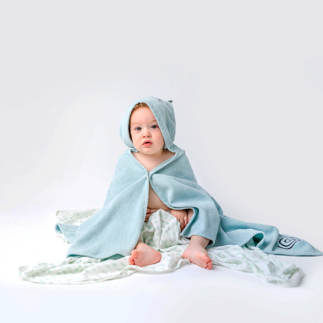 Milk&Moo Sangaloz Velvet Hooded Baby Towel