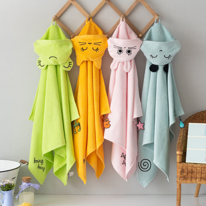 Milk&Moo Sangaloz Velvet Hooded Baby Towel