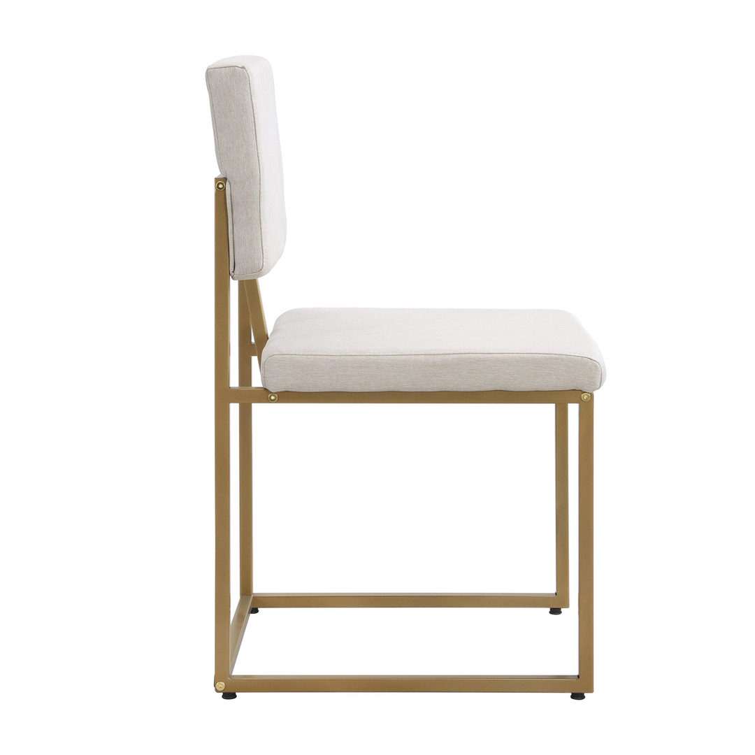 Modern Faux Marble 6-Piece Dining Table Set,60inch Metal Kitchen Table Set with Upholstered Dining Chairs and Bench, Golden