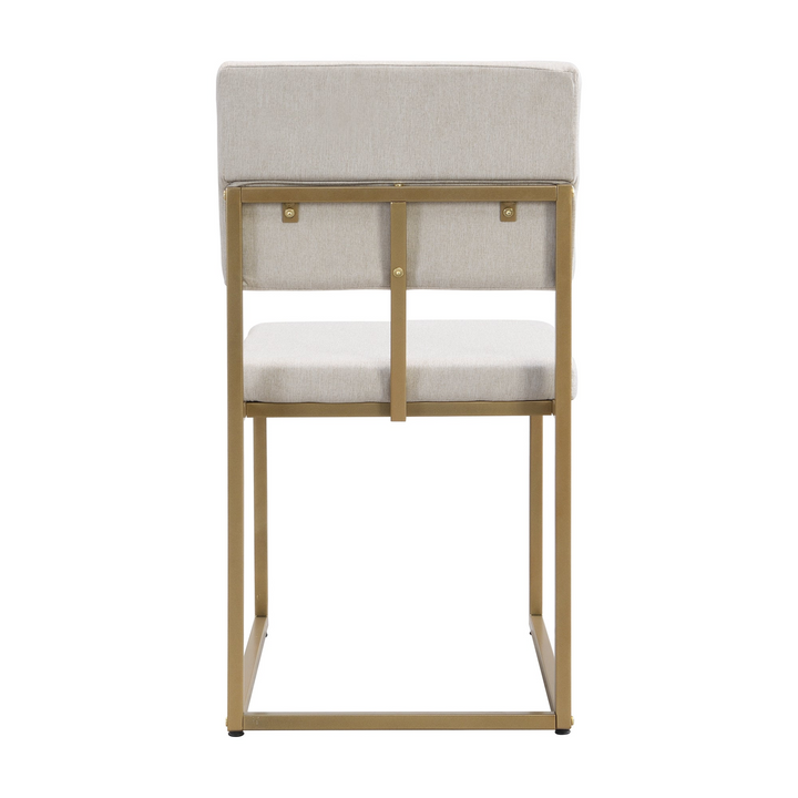 Modern Faux Marble 6-Piece Dining Table Set,60inch Metal Kitchen Table Set with Upholstered Dining Chairs and Bench, Golden