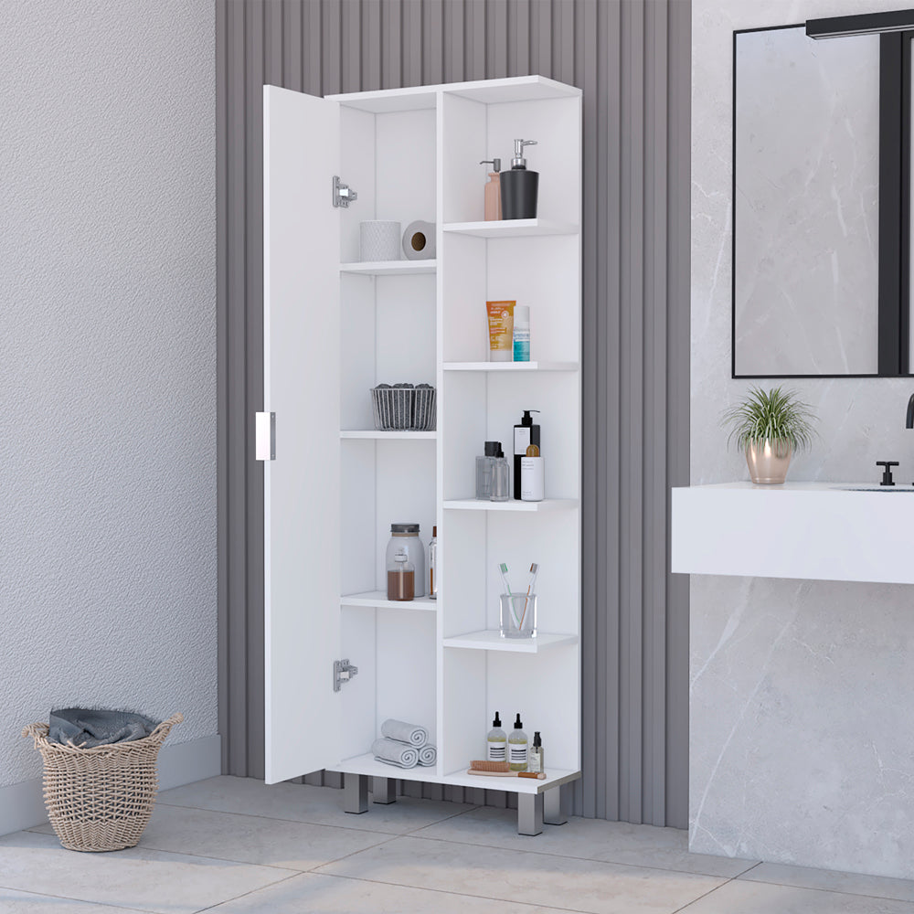 Linen Cabinet Sandy, Bathroom, White