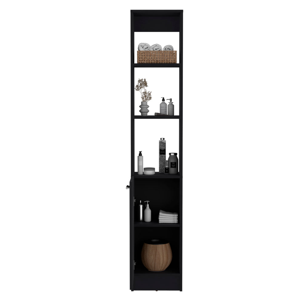 Linen Cabinet Marion, Bathroom, Black