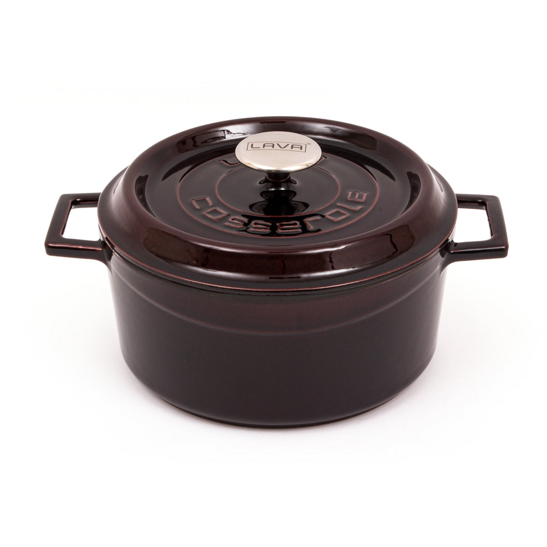 LAVA Premium Round Cast Iron Dutch Oven 24 cm