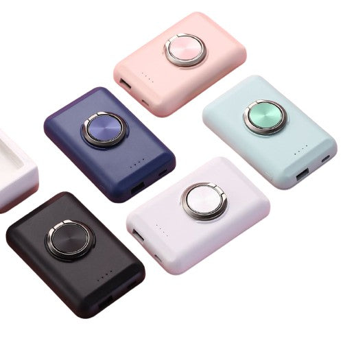 Wireless Magnetic Charger and Power Bank for iPhone 12 - Fast Charging - USB Port - Multiple Colors