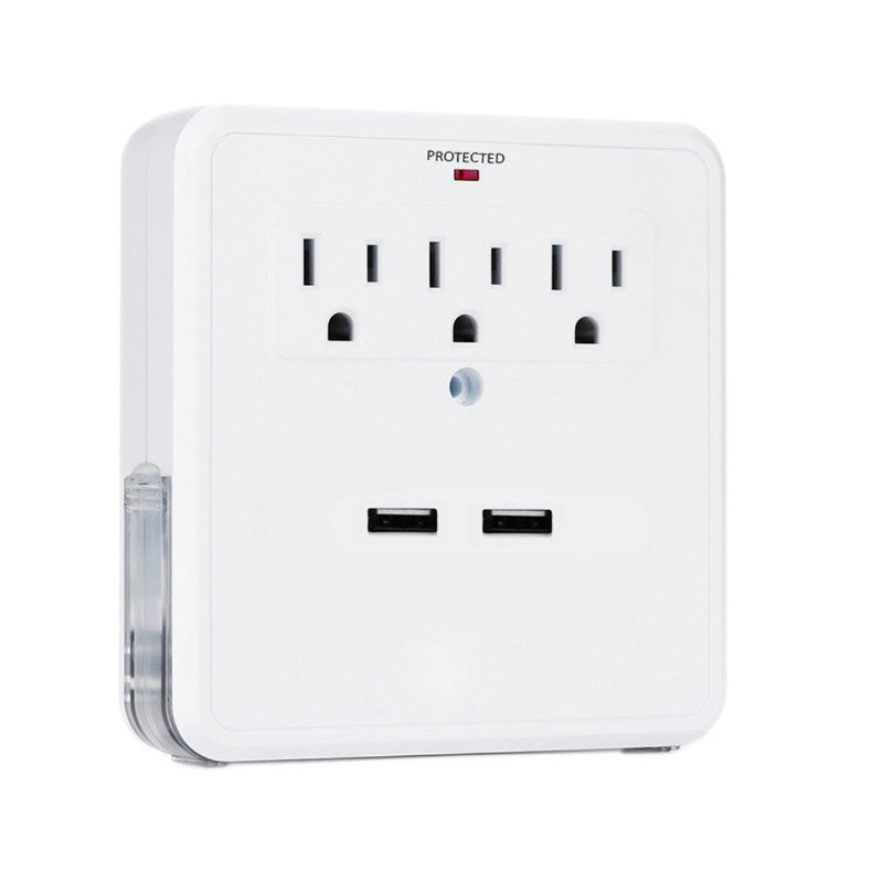 NEW! Classic Combo Wall Adapter with Surge Protection and Phone Stand