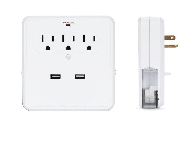 NEW! Classic Combo Wall Adapter with Surge Protection and Phone Stand