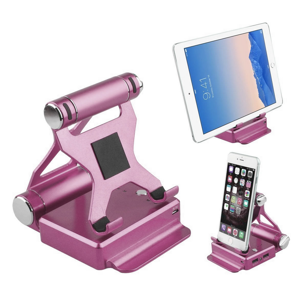 Podium Style Stand With Extended Battery Up To 200% For iPad, iPhone And Other Smart Gadgets