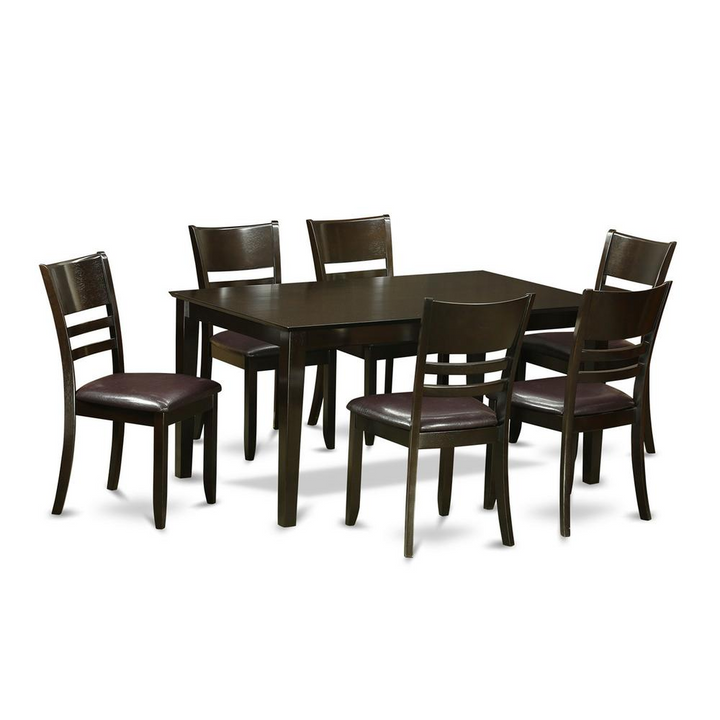 7  Pc  formal  Dining  room  set-Dinette  Table  and  6  Dining  Chairs