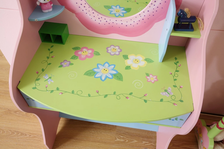 Kids Dressing Table - Modern Dressing Table with Chair